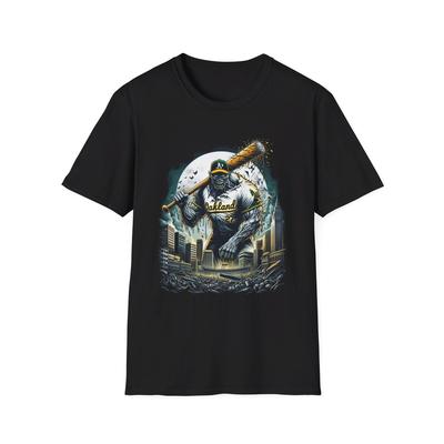 Oakland A's Horror Mashup T-Shirt - Spooky Athletics Fan Gear