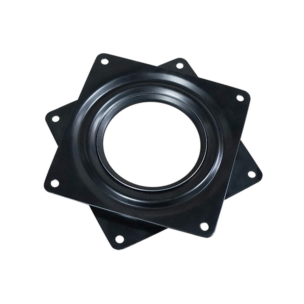 2pcs Zinc Alloy Stainless Steel Swivel Plate For Square Stairs Rotation Heavy-duty And Convenient