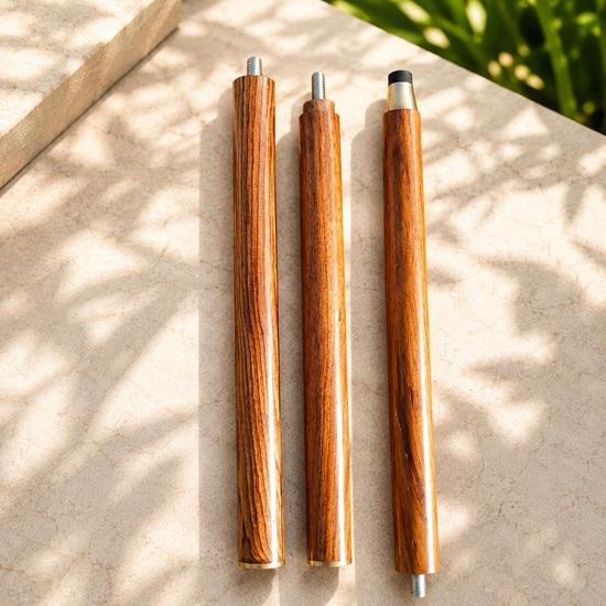 Engraved Brass Handle Wooden Walking Stick Collapsible Cane Gift for Him Gentleman Style Gift 93.98 Cm