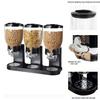 Triple Cereal Dispenser Dry Food Dispenser Cereal Containers Commercial Cereal Dispenser Triple Food Dispensers Nut Candy Dispenser Three Canister