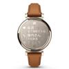 Garmin Lily 2 Classic Коричневий Золотий Сумісний Акумуляторний Роз'єм для та LINE та Вагітність Японська Шкіра/Кремовий [Модель Suica/5-Днівний Термін Роботи/Сон