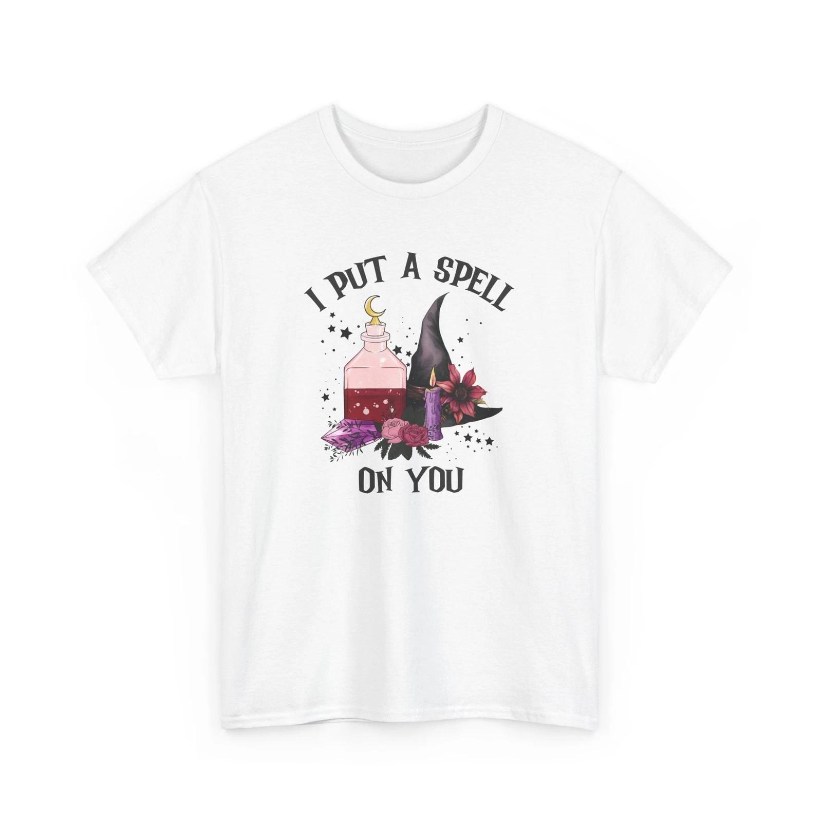 I put a spell on you - Charmed & Bewitched T-Shirt | Trendy Witch Fashion Tee 4XL
