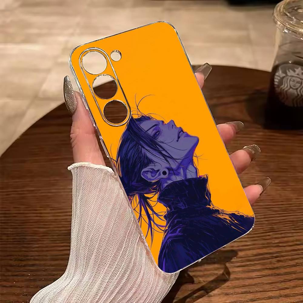 J-J-ujutsu Kaisen-S-uguru- Geto Clear Soft Silicone Phone Case for Samsung Galaxy A71, A70, A52, A51, A40, A30