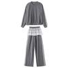 2025 Trening Casual cu Dantelă Patchwork: Set elegant din două piese pentru un look tineresc