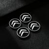 WKZA3 4Pcs Citroën Logo Wheel Center Cap ABS+Metal Alloy Hub Cover Replacement Wheel Rim Emblem for C3 C4 C5 C1 Berling Xsara Picasso