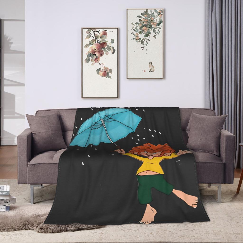 Warme weiche Decke Kinder Erwachsene Dekorative P-Pumuckl Überwurfdecke Regen Flanell Tagesdecke Für Wohnzimmer Neuheit Sofa Bettbezug
