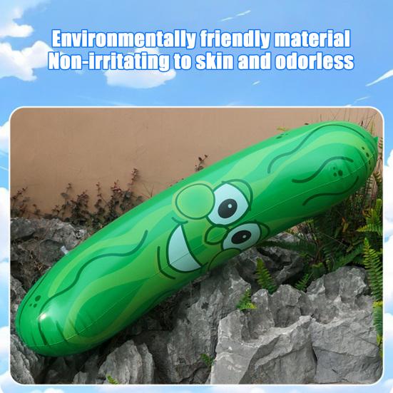 Giant Inflatable Pickle Toy Summer Kimchi Pool Float Fun Kimchi Party Prop Fun Novelty Gifts for Kimchi Lovers
