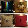Hot I-Iimagine Dragonses Cushion Cover Soft Washable Pillow Case Multi-Scene for Couch Bed Travel Office Use