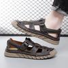 Fashion Men's Summer Roman Sandals Comfortable Work Shoes Platform Hollow Breathable Platform Outdoor Walking Shoes Hot Selling 38-46