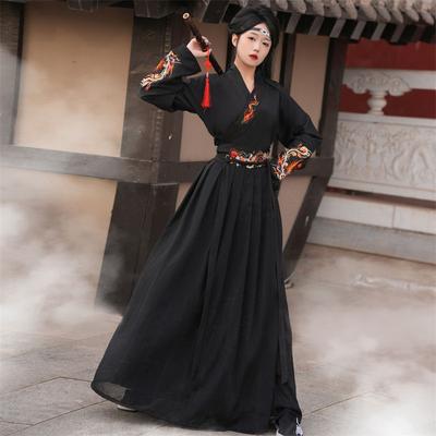 Abbigliamento da uomo Abito da uomo bello cavalleresco in stile arti marziali Hanfu