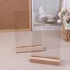 A4/A5/A6 Table Top Acrylic Sign Holder Stand Double Sided Clear Picture Frames Sign Holder Menu Recipe Display Cards Signboard