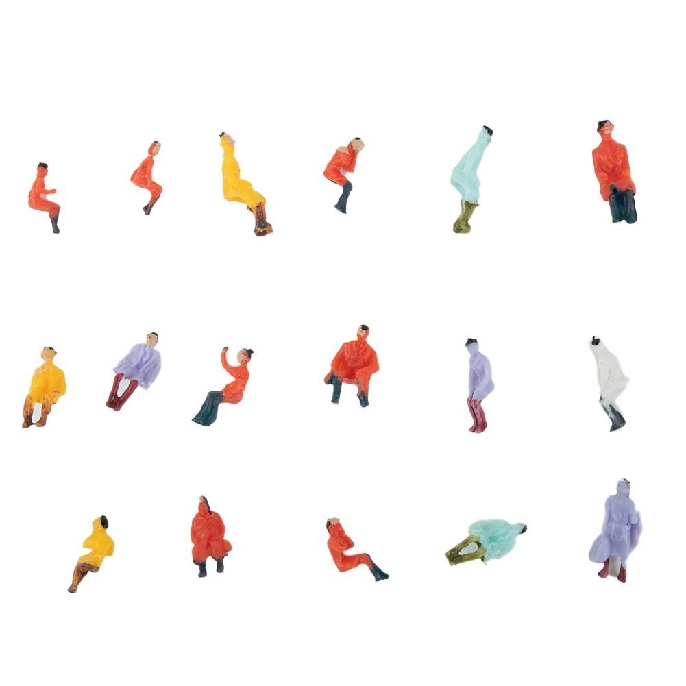 100 Painted Seated Figures 100pcs All Seated Figures Model People Figures