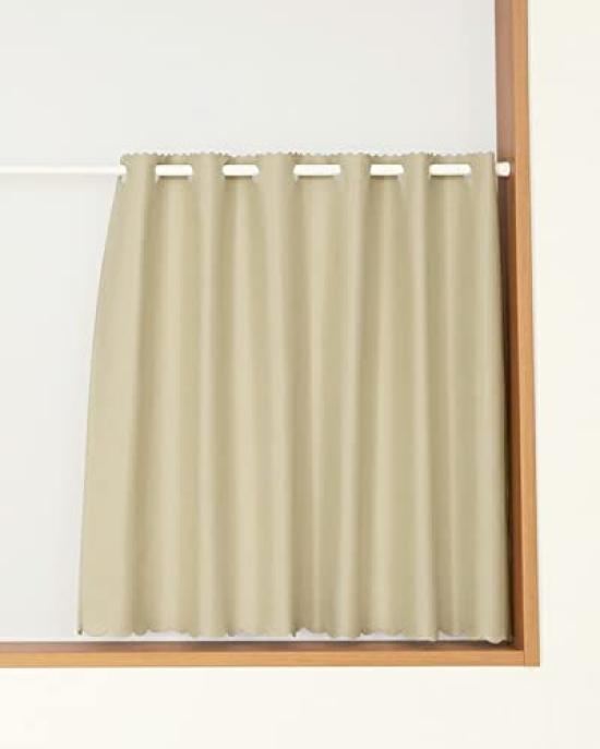 

кафе узкий свет полное затемнение термоскрепленный 5346 Песочно-серый 90 см шириной x 90 см одна штора Коннор , ширина, 100% блокировка, ткань, изоляция,