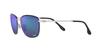Sunglasses RB3705 BLACK ON SILVER GREY MIRROR BLUE Lens 60 [Ray-Ban] Frame/POLAR
