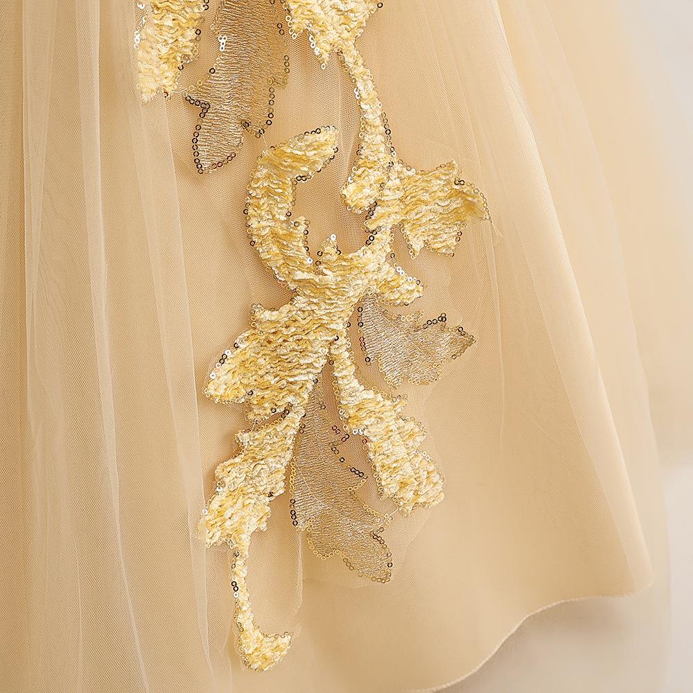 Abito Principessa in Tulle Soffice 2024 per Bambine - Gonna Lunga, Ideale per Matrimoni & Spettacoli, Adatto a Bambini Medi e Grandi