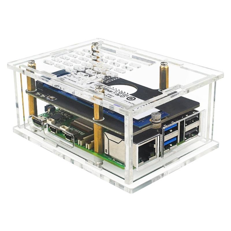 PCIe M.2 NVMe SSD Enclosure with/without Heatsink or Expansion Board Enhancing Performances for RPi 5