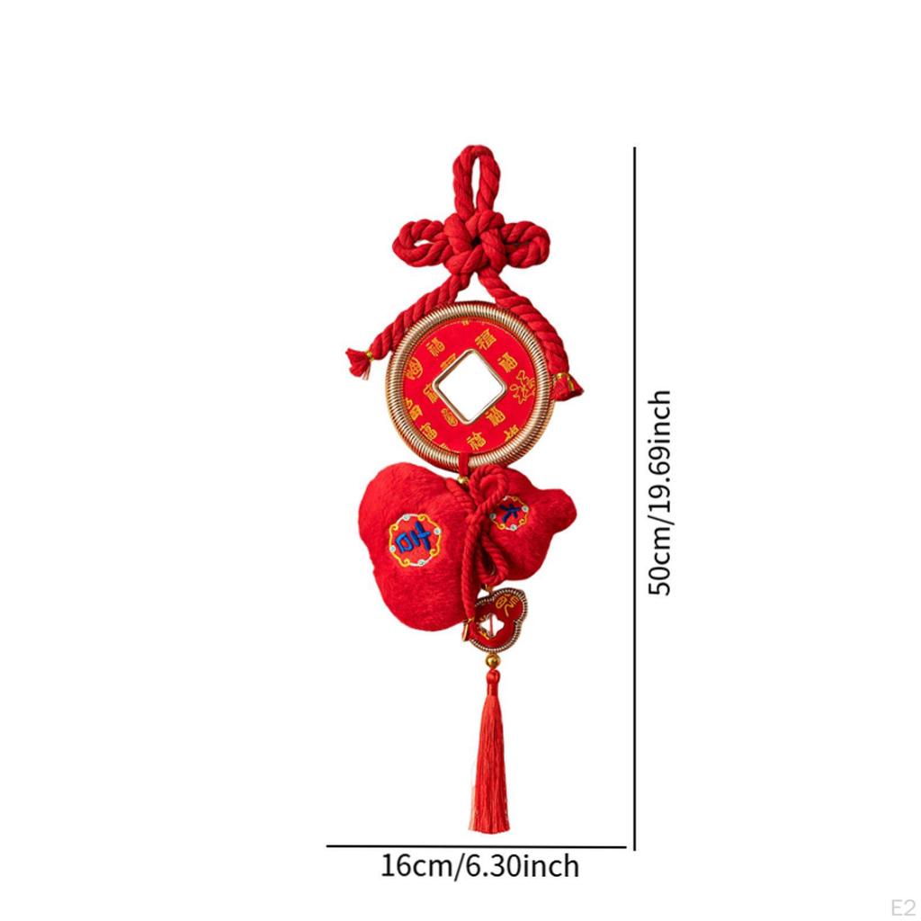 Chinesische Jahresdekoration Kürbis-Anhänger Klassische Elemente Frühlingsfest-Dekoration für Veranda