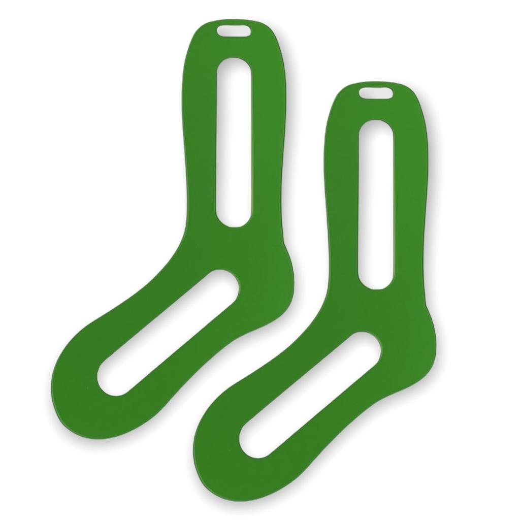 Tsukushido Sokkeblokker Akryl 3 Størrelser Strikking Sokker Sokkeblokker for Kvinner Menn Barn M Størrelse 23-25cm 2 Stk