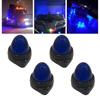 APSMOTIV 4-Pack Blue LED Side Marker Lights 24V – Waterproof Universal Truck RV Bus Trailer Bubble Lights