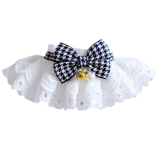 Pet Collar Lace Edge Decorating Fashion Pet Bibs Scarf Handcrafted Wreath Accessories for Outside
