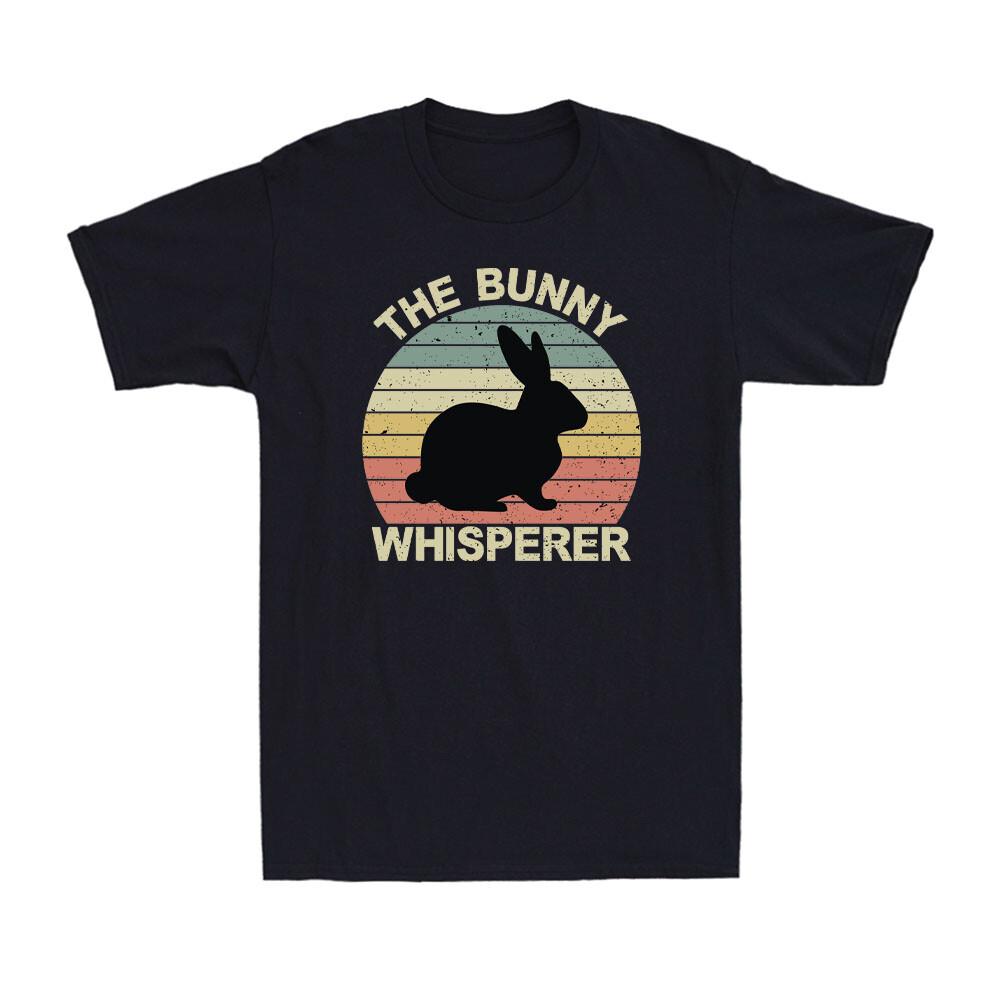 Bunny Whisperer Funny Gift for Rabbit Bunny Lover Retro Vintage Men s T-Shirt S