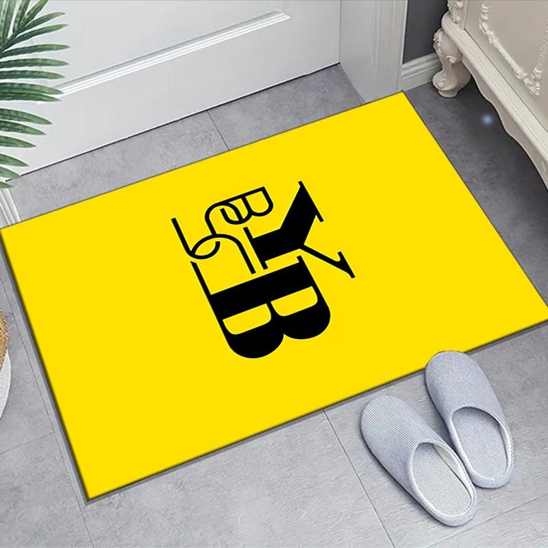 1pc Football Team Design Area Rug - Non-Slip, Soft & Cozy Floor Mat for Living Room, Bedroom, Office - Indoor/Outdoor Decorative Carpet