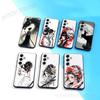 Samurai Krieger Geisha Coole Handyhülle Für Samsung Galaxy A 73,72,51,53,52,71,22,5G,Note,J7,8,9 Weiche Präzise Lochung Schwarze Hülle