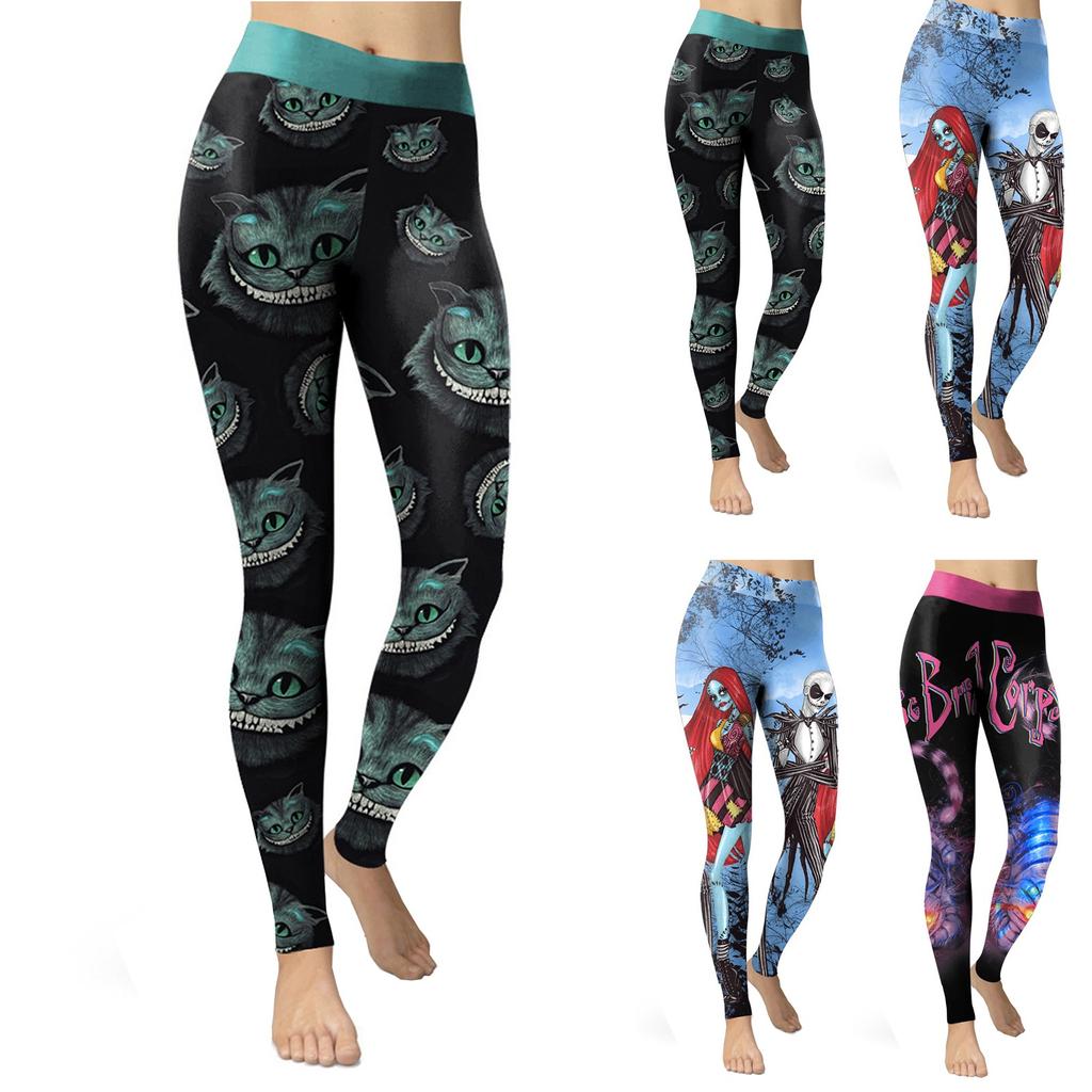 Buy Women's Printing High Waist Tight Fitting Hip Lifting Motion Yoga Pants  at affordable prices — free shipping, real reviews with photos — Joom