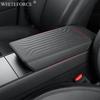 For Tesla Model Y Juniper Armrest Protector Cover Soft TPE Center Console Panel Pad Non-Slip Dust-proof Cushion Cover Accessory