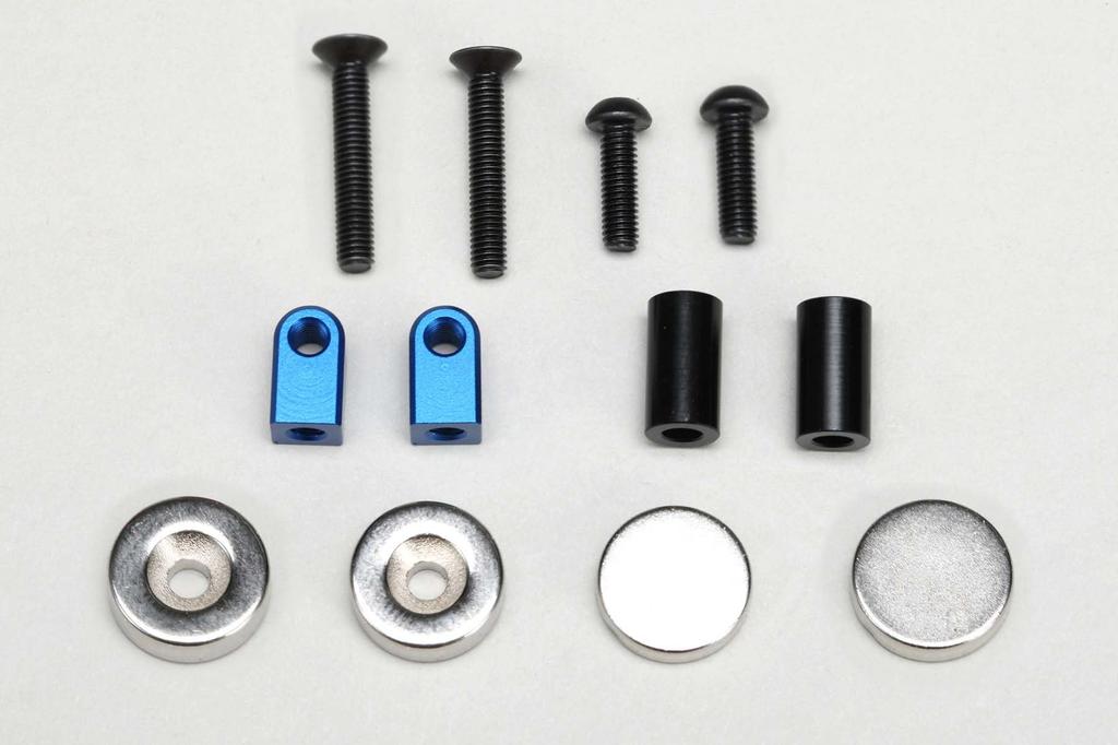 Yokomo Magnetic Front Body Mount (Blue) Universal ZS-016MGFBL