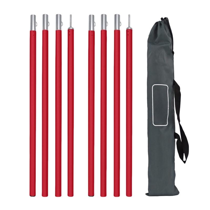 

1Set Regulable Tent Poles Light weight Support Rod Camping Awnings Rod Holder for Camping with Storage Bag
