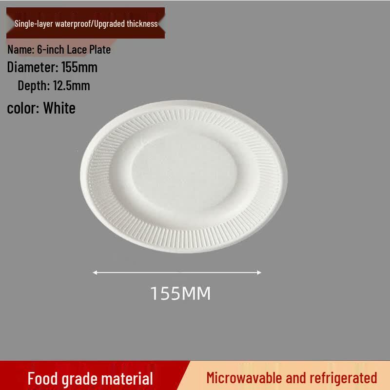 Shangbang Biodegradable Sugarcane Pulp Disposable Plates