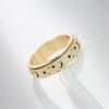 Star and Moon Ring, Hollow Rotating Decompression Anti-anxiety Ring, Popular Hand Jewelry Neutral