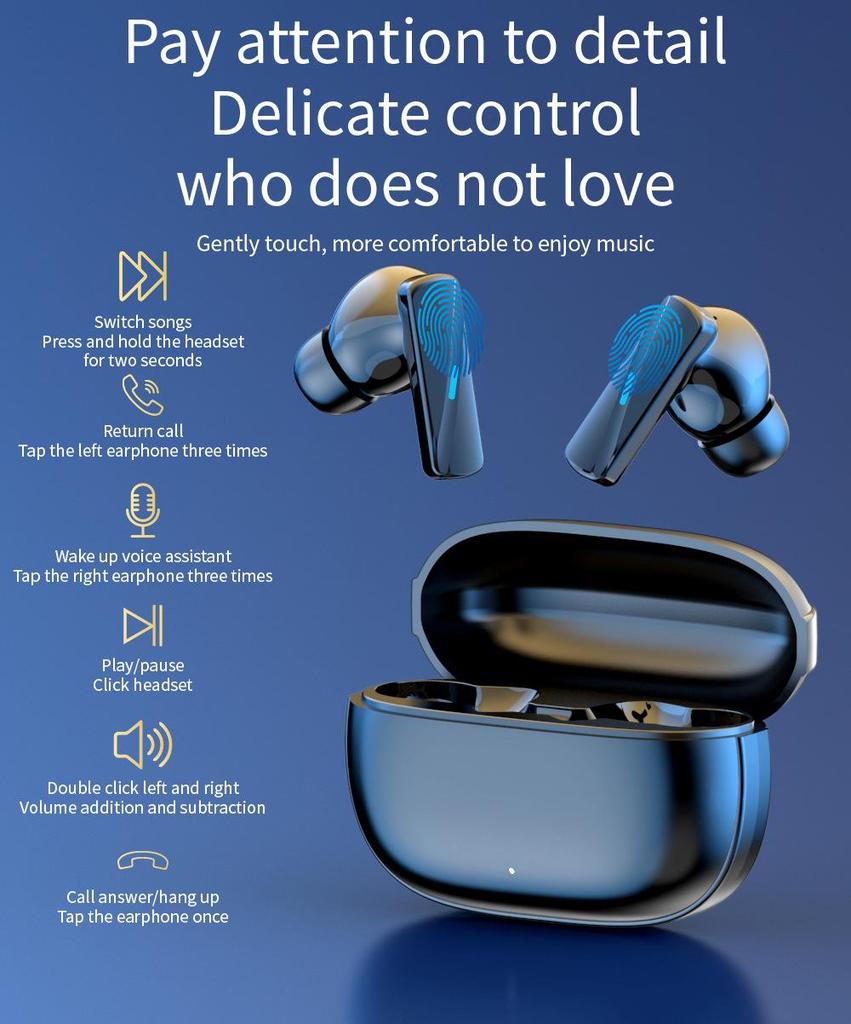 Mate50 True Wireless ANC Bluetooth 5.3 In-Ear Headphones - Stereo, Long Battery Life