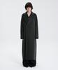 Treemingbird Handmade) Wide Long Coat [ Dark Gray ]