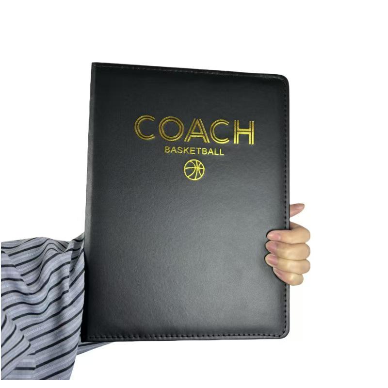 Dual-Sided Tactical Magnetic Coaching Board for Basketball and Football