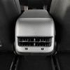 Car Rear Air Vent Outlet Cover Interior Rear Air Outlet Cover Back Vent Cover For Tesla Model 3 2017-2022 Model Y 2019-2022 #468125