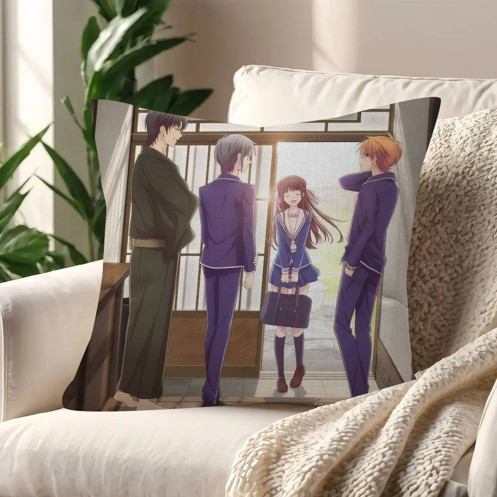 Anime F-Fruits B-Basket Pillow Anime Pillow Sofa Bed Head Pillow Cover Cushion Cover Fashion