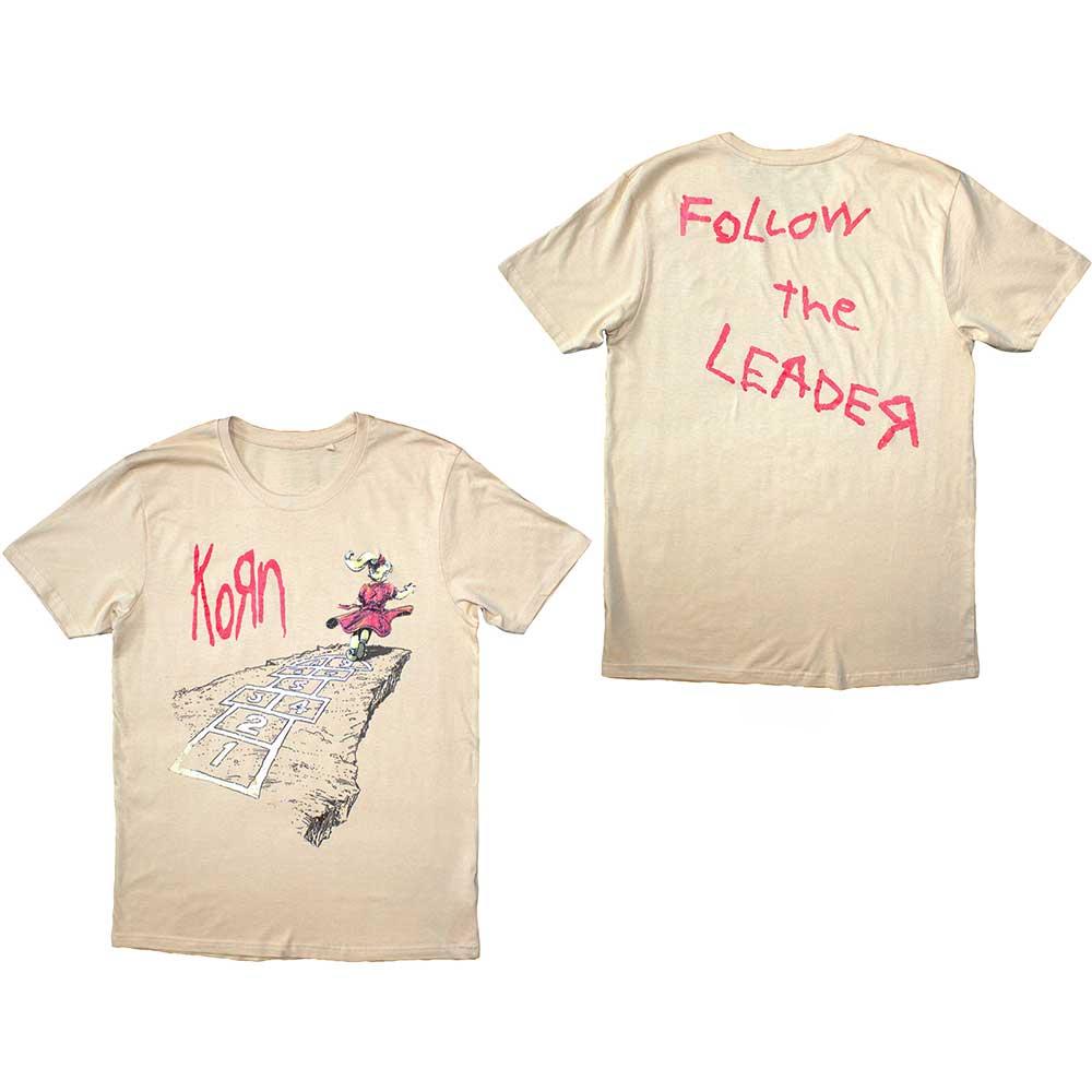 Korn Band Potisk Tričko Unisex Unisex Vintage Nu Metal Rock Bavlna Krátký Rukáv Gotický Grunge Oversized Streetwear Y2k Ležérní Topy
