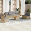 VidaXL Garden Lounge Set with Cushions 9 Pcs, Patio Sofas, Patio Furniture Set, Outdoor Furniture, Mix 3225898