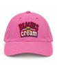 BEACHESANDCREAM Retro Pop Ball Cap-Light Pink