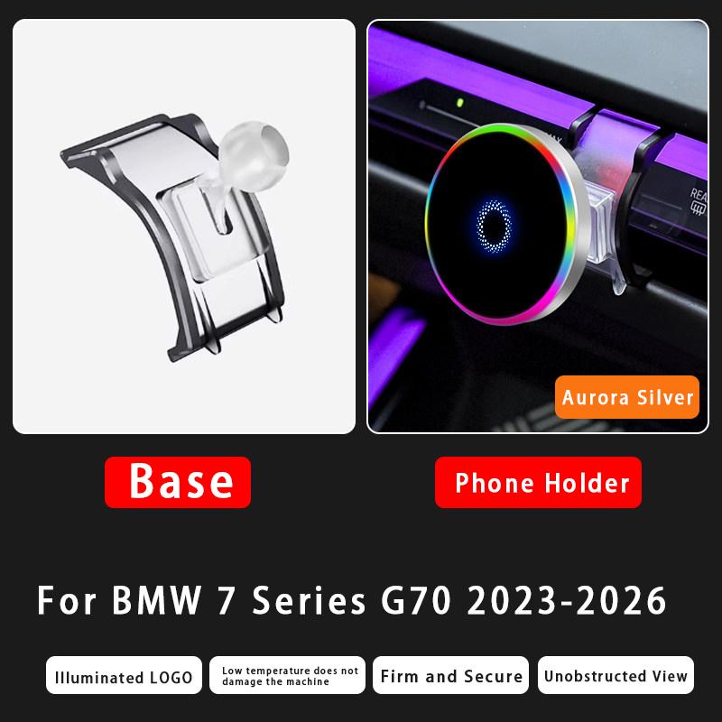 Per BMW Serie 3 5 7 X3X4X5X6X7 G01 G02 G05 G06 G07 G27 G45 G60 G70 -2026 Supporto per Telefono da Auto con Ricarica Wireless Magnetica 15W