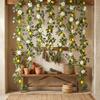 Greenery Artificial Lemon Garland Realistic Simulation Lemon Vine Faux Lemon Wreath  Outdoor Decor