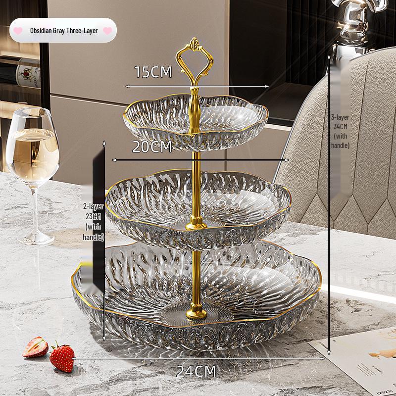 Elegant Multi-layer Fruit and Snack Bowl for Home or Hotel