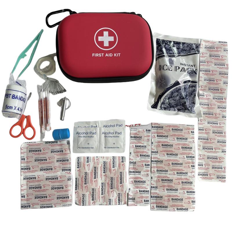 Portable Waterproof First Aid Kit: EVA Travel Bag for Outdoor Emergencies, European & American Quality