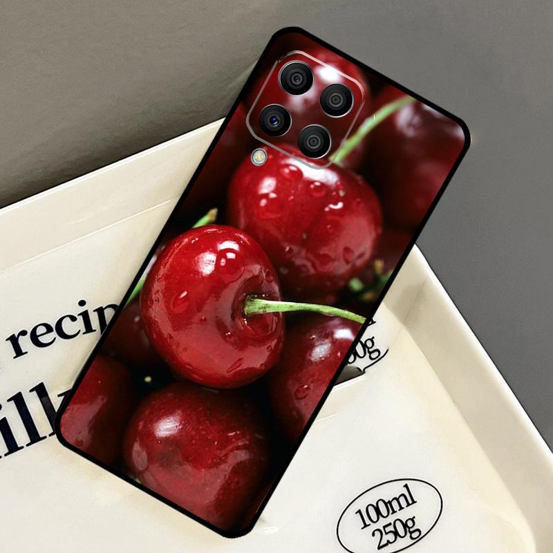 

Food Fruit Red Cherry Case For Samsung Galaxy M21 M31 M14 M34 M54 M33 M16 M36 M56 M53 M13 M12 M32 M52 M15 M55 M35 Samsung M31s