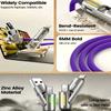 4-in-1 240W USB Typ C Silikon Schnellladekabel, Für iPhone Huawei Samsung Xiaomi Langlebiges Typ-C zu USB A Kabel