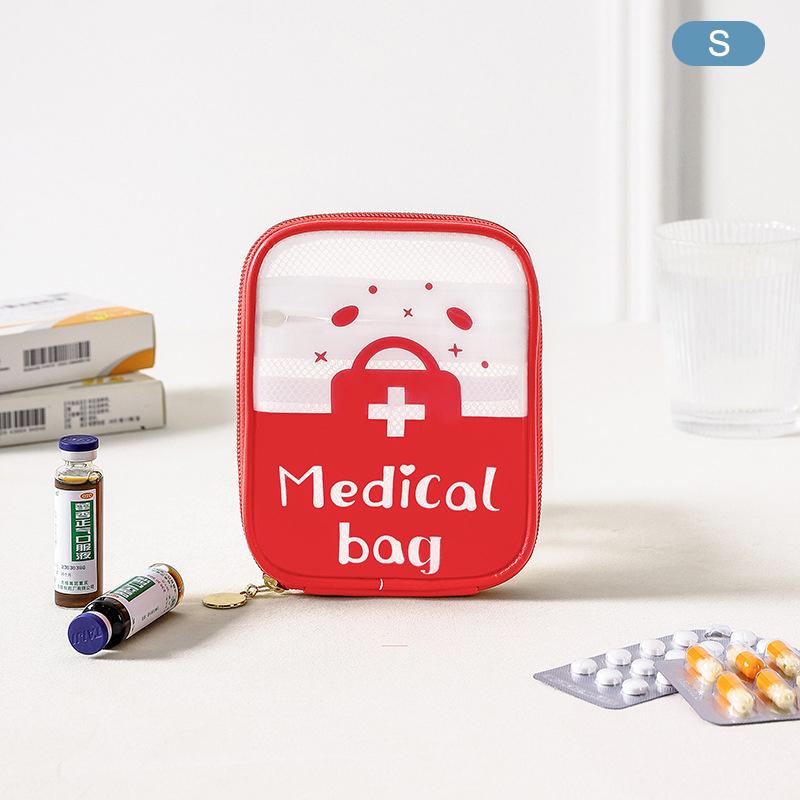 

1/2 шт. Большая вместительная сумка для оказания неотложной медицинской помощи, дорожная сумка для переноски первой помощи, сумка для хранения лекарств в домашних условиях S