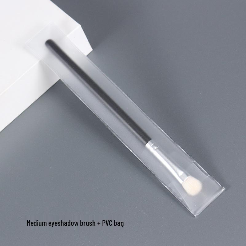 3-teiliges Lidschattenpinsel-Set aus feinem Ziegenhaar - Tragbare Make-up-Pinsel aus Tierhaar für Augen-Schönheit