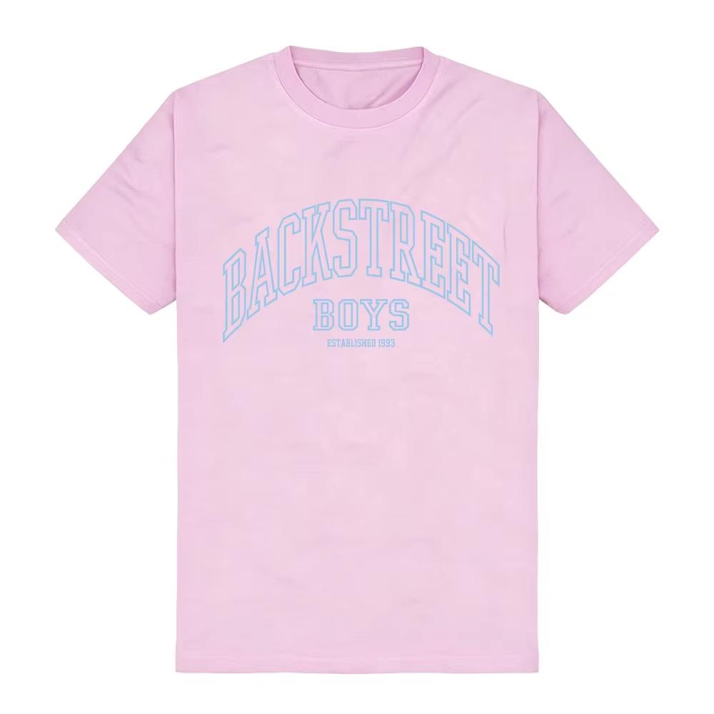 Heißes NTO THE MILLENNIUM T-Shirts Band Backstreet Boys Design T-Shirt Herren Damen Vintage Oberteil Hip Hop Streetwear Übergroßes T-Shirt Kurzarm Freizeitkleidung